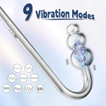 Metal Anal Hook with Vibrating Plug – 9-Mode Anal Trainer & G-Spot Stimulator