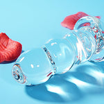 Small Crystal Glass Double-Ended Curved Anal Plug for Beginners & Couples