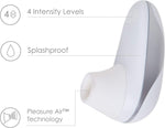 Starlet Clitoral Suction Vibrator – 4 Speeds, Personal Massager for Women (White)