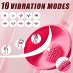 Remote Control Nipple Vibrator with 10 Vibration Modes for Women & Couples