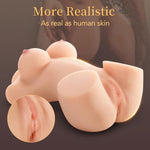 6.5LB Male Sex Doll Torso – Realistic Vagina, Anal & Big Breasts Hands-Free Masturbator