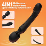 G Spot Dildo Vibrator Wand – 10 Modes, Realistic Design, Adult Toys for Women