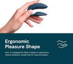 Sync 2 Couples Vibrator | App-Controlled G-Spot & Clitoral Stimulator | 10 Speeds