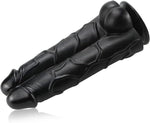 Extra-Large Realistic Double Dildo with Suction Cup for G-Spot & Anal Stimulation