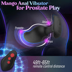 Large Vibrating Prostate Massager with 8 Shock & Vibration Modes – Remote Anal Plug