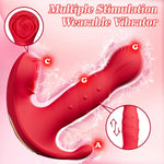 Wearable Thrusting Panty Vibrator with 7 Modes, Remote Control G-Spot Stimulator