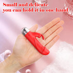 Mini Rabbit Bullet Vibrator – 12 Modes, Rechargeable G-Spot & Clitoral Stimulator