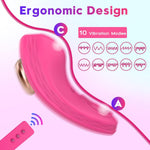 Wearable Vibrator with App & Remote, 10 Vibration Modes, Clitoral Stimulator