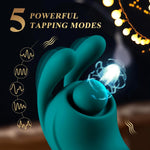 Thrusting Rabbit Vibrator with Heating & 5×10×7 Modes for G-Spot & Clitoral Pleasure