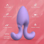 Remote-Controlled Vibrating Butt Plug – 10-Mode Silicone Anal Stimulator for All