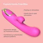 Dual-Function Suction Vibrator – G Spot & Clitoral Massager, Adult Toy for Couples