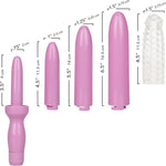 Adjustable Dilator Set with 4 Locking Sizes & Soft Sleeve for Comfort