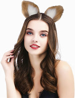 2-Piece Fox Tail Butt Plug Set with Cat Ear Headband – Anal Toys for Couples