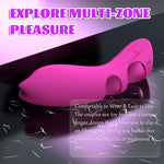 Mini Finger Vibrator for Women β 10 Modes, G-Spot & Clitoral Stimulator, Red