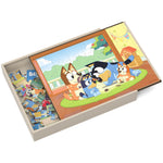 Bluey, 5 Wood Puzzles Jigsaw Bundle With Tray, For Kids Ages 3 And Up