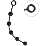 Silicone Anal Beads Anal Plug With 5 Beads Anal Butt Plug With Safe O Ring Anal Sex Toy For Men Women For Masturbation