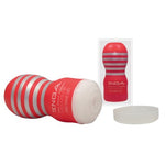 TENGA Original Vacuum Cup Male Masturbator Sex Toy, Prelubricated, Smooth Entry Pad, 5.8 inch Depth, Air Hole Control, Easy to Use Disposable, Red