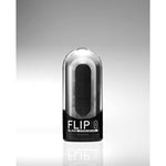 TENGA FLIP 0 (Zero) Men Masturbation Device, Reusable Pleasure Toy Cup Massager and Personal Masturbation Toy, TFZ-002 Black