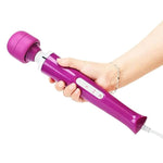 Powerful Handheld Massager With Strong Vibrations,Waterproof Clitoral Stimulator,Softer And Flexible, Rotating Dildo Vibrator For Men, Women & Couple(Purple)