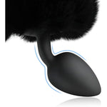 3Pcs Butt Plug Expanding Anal Training Set- Silicone Butt Plug Artificial Rabbit'S Fur Tail Anal Sex Toys Cosplay For Women Men Couple Stimulation Butt Toys