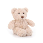 Cream Coffee Bear Stuffed Animals For Kids, Soft Cute Plush Toys For Baby Girl And Boy, 8.7 Inches