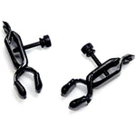 Adjustable Open Wide Black Nipple Clamps