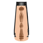 Doc Johnson Main Squeeze - Katrina Jade - Squeeze Plate for Precise Pressure - Twist End Cap to Control Suction - Discreet Premium Stroker - Male Masturbator, Vagina, Vanilla (5200-21-AM)