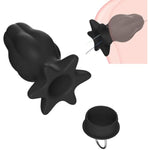 Hollow Butt Plug Adult Sex Toys - Large/Small Plug With Matched Stopper, Silicone Butt Plug For Bdsm Games, Suit For Men Women Couples(Black S)