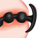 Silicone Anal Trainer Set 3 Pcs Anal Beads With Boat-Shaped Safety Base Anal Butt Plug Anal Sex Toy Suitable For Men Women For Anal Training