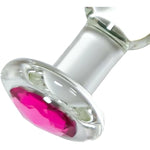 3Pcs Set Glass Anal Butt Plug With Crystal Diamond Transparent Crystal Anal Trainer Sex Toys Large Medium Small Butt Plug Anal Toys For Women Men Couples Anal Expander Training Sex Toy