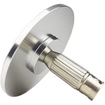 3.86” Aluminum Alloy Silver Suction Cup Adapter With 3Xlr Connector, Machine Attachments Dildo Holder For 3 Prongs Sex Machine