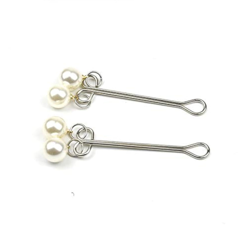 Women'S Pearl Decorated Nipple Clip Labia Clip Fun Adult Sex Products Couple Flirting Nipple Clip.