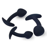 Anal Pulg Trainer Sets 3Pcs Silicone Butt Plug, Expanding Anal Probe Prostate Massager Adult Sex Toys For Men'S And Women