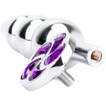 Anal Plug 4 Inch Beads Adult Couples Butt Plugs Masturbation Jeweled Base Unisex Beaded Stimulation Sex Toys