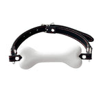 Dog Bone Mouth Gag White Pet Bone Bite Ball Gag Adjustable Bondage Bdsm Fetish Slave Restraints Sex Toys Slave Sm Game For Lover Couple