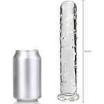10.43 Inches Large Glass Anal Dildo Sturdy Long Dildo With Massage Pellets Pleasure Wand For G-Spot Stimulation Prostate Massage Adult Sex Toy For Men Women Couples