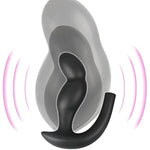 Anal Plug+Dildo, Realistic Dildo With Strong Suction Cup+Inflatable Expanding Anal Plug For Prostate Massaging G-Spot Stimulation Anal Training