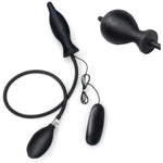 Bdsm Vibrator Inflatable Steel Ball Huge Butt Plug Anal Plug Vagina Anus Expansion Prostate Massager Sex Toys For Woman Men Gay (Color : Retractable Analplug)