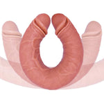 12.2 * 1.7 Inch Double Head Big Dildo, Silicone Long Thick Dildo, Realistic Wide Double End Dildo,Double Sided Adult Large Penis Anal Vagina Stimulator Adult Sex Toy For Female Lesbian