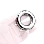 Cock Ring Metal With Spanner Penis Rings In 4 Sizes Stainless Steels Pleasure Cocking Adult Sex Toys Games For Men Scrotal Training (L)