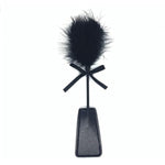 3 Pcs Faux Feather Tickler Pu Leather Sex Paddle Satin Sexy Eye Mask Toy Handcuffs With Keys Spanking Sex Blindfold Whip Horse Riding Crop Bedroom Role Play Toys