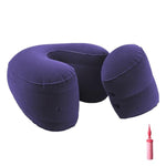Inflatable Sex Pillow Set For Couples 2 Different Shapes Pvc Dildo Mount For Deeper Position Support Sex Cushion With Leak-Proof Valve For Bedroom Travel Outdoor Use