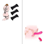 Bdsm Shibari Bondage Rope Kit & Strap-On Vibrating Dildo Sex Toy