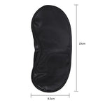 12 Pack Blindfolds Sleep Mask Satin Eye Cover Shade with Nose Pad and Adjustable Strap for Women Men, Black