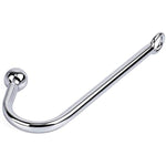 Bdsm Metal Anal Hook Butt Plug With Smooth Ball Anal Plug Sm Restraints Anal Gay Sex Toys For Man And Woman Adult Games (Length:9.84 Inch/25 Cm, 1 Ball)