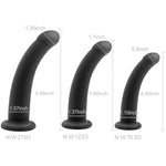 Anal Plug Trainer Kit,3 Piece Strap-On Harness Dildos With Strong Suction Cup Prostate Massage G-Spot Stimulation Butt Plug Training Set For Beginners Advanced Users