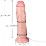 10 Inch Soft Liquid Silicone Made Lifelike Realistic Dildo, Girthy 2.3" Thick Squirting Dildo, Adult Butt Plug, Adult Anal Toy For Women Men Couples