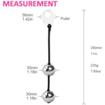 Metal Kegel Ball Kegel Exerciser Anal Beads Erotic Weighted Vaginal Balls Sex Toys For Woman 220G/7.77Oz