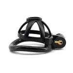 Small Cock Cage Sex Toys Male Chastity Cages With 4 Different Sized Rings And Invisible Lock Lightweight And Breathable Sissy Chasity Devices For Bondage Of Man'S Penis (L,Black)