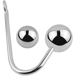 Anal Hook Single Ball Rope Hook With 2 Replaceable Balls Butt Plug Prostate Massage G-Spot Ring Bondage Fetish Toy For Unisex Adult
